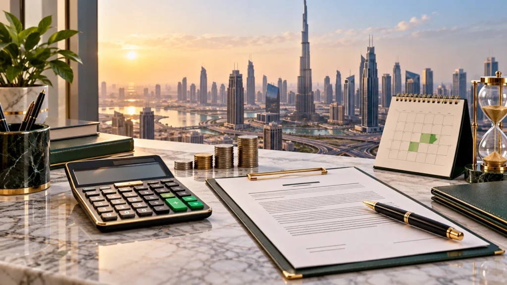 UAE end-of-service gratuity calculation materials