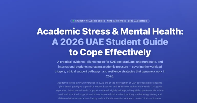 Academic Stress & Mental Health: 2026 UAE Student Guide featured image