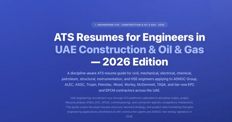 ATS Engineering CV UAE: Construction & Oil & Gas 2026 | labeeb.ae featured image