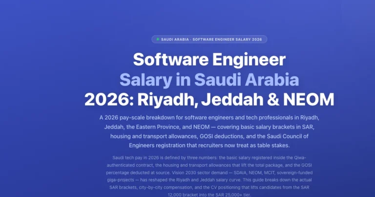 Software Engineer Salary in Saudi Arabia 2026: Riyadh, Jeddah & NEOM Insights featured image