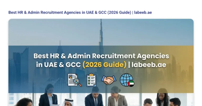 Best HR & Admin Recruitment Agencies in UAE & GCC (2026 Guide) | labeeb.ae featured image