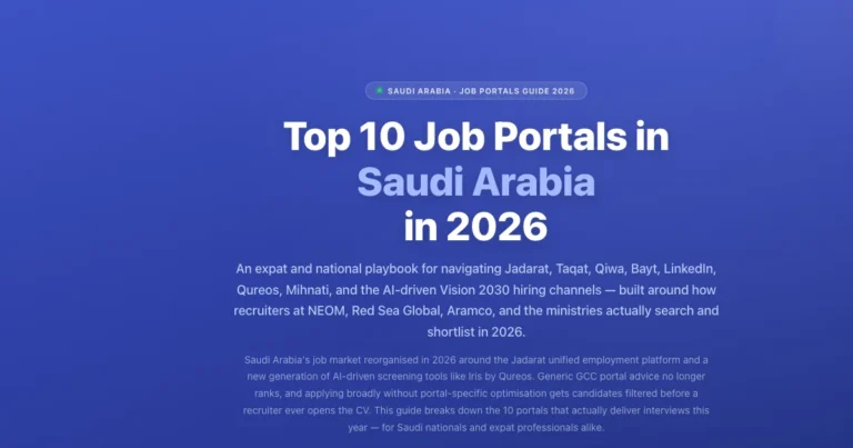 Top 10 Job Portals in Saudi Arabia 2026: The Expat & National Guide to Vision 2030 Careers featured image