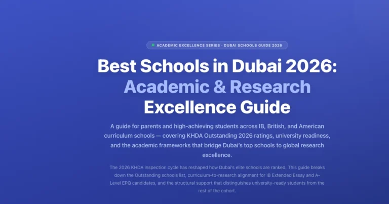 Best Schools in Dubai 2026: Academic Excellence Guide featured image