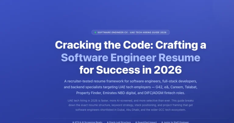 Software Engineer Resume UAE 2026: ATS-Ready Guide | Labeeb featured image