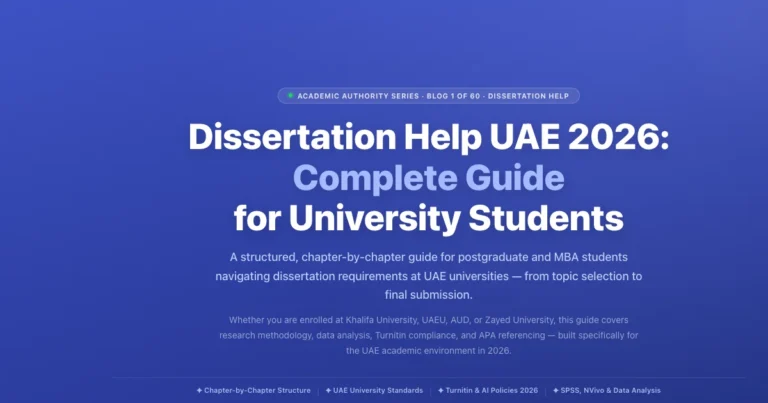 Dissertation Help UAE 2026: Complete Guide for Students featured image