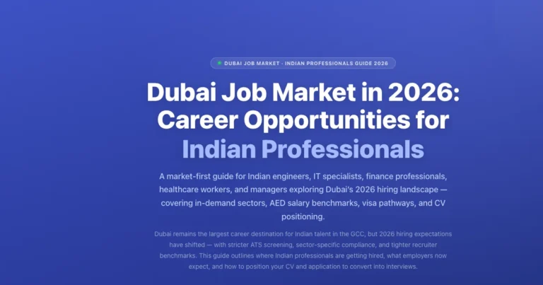 Dubai Job Market 2026: Career Guide for Indian Professionals | Labeeb.ae featured image