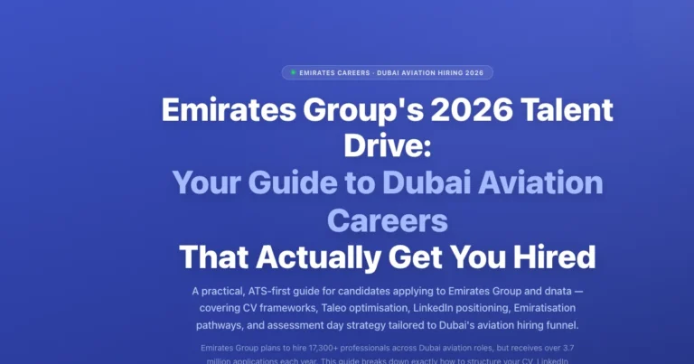Emirates Careers Dubai: Beat the ATS 2026 featured image