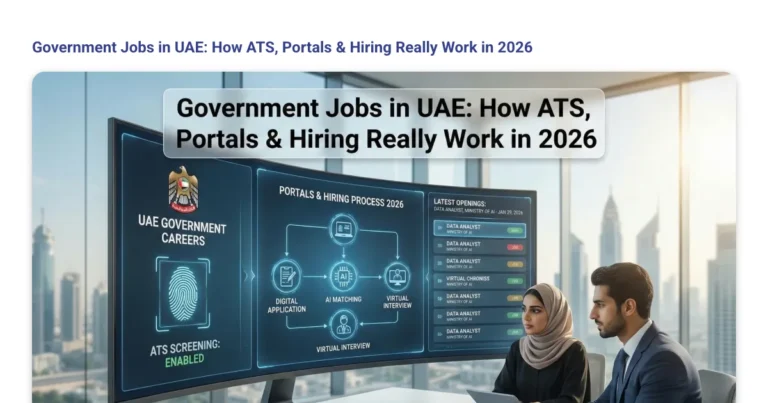 Government Jobs in UAE: How ATS, Portals & Hiring Really Work in 2026 featured image