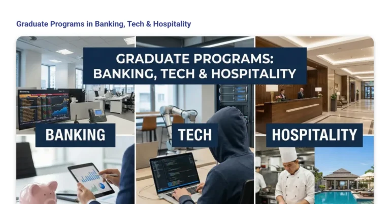 Graduate Programs in Banking, Tech & Hospitality featured image