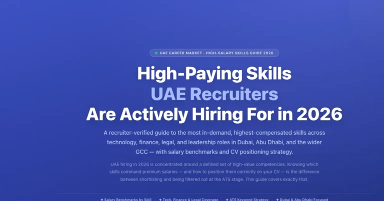High-Paying Skills UAE Recruiters Want in 2026 featured image