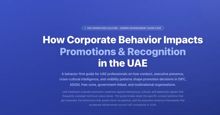 How Corporate Behavior Drives UAE Promotions & Recognition 2026 featured image