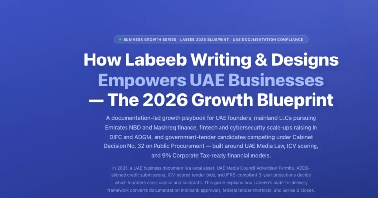 How Labeeb Writing & Designs Helps Job Seekers & Businesses in the UAE featured image