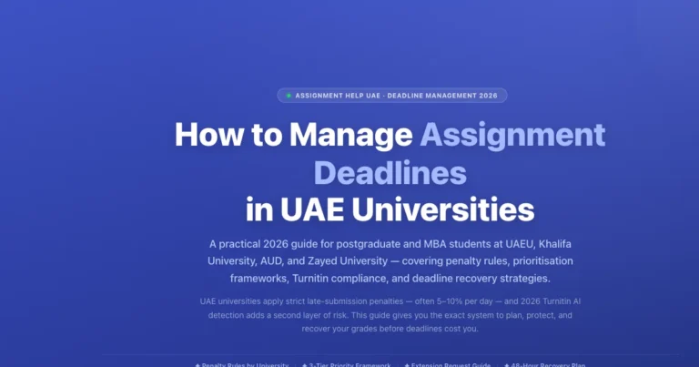How to Manage Assignment Deadlines in UAE Universities featured image