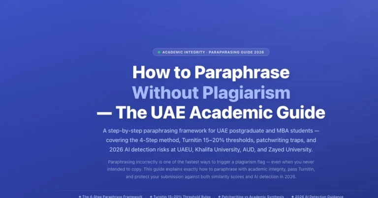 How to Paraphrase Without Plagiarism (Academic Guide) featured image