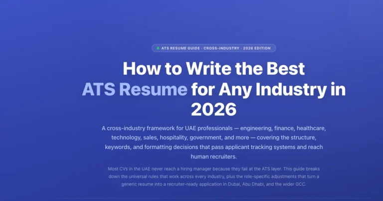 How to Write the Best ATS Resume for Any Industry | Labeeb.ae featured image