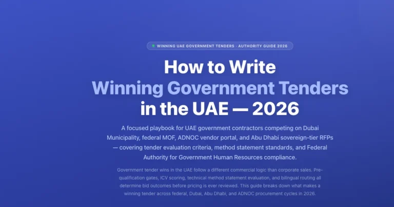 How to Write Winning Government Tenders UAE featured image