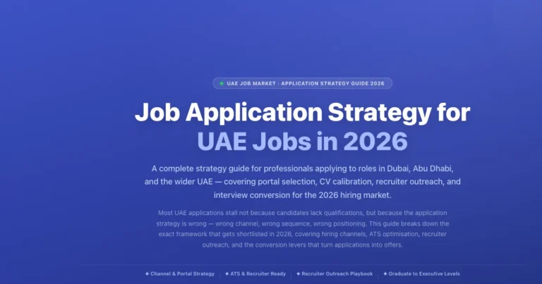 Job Application Strategy for UAE Jobs 2026 | Labeeb.ae featured image