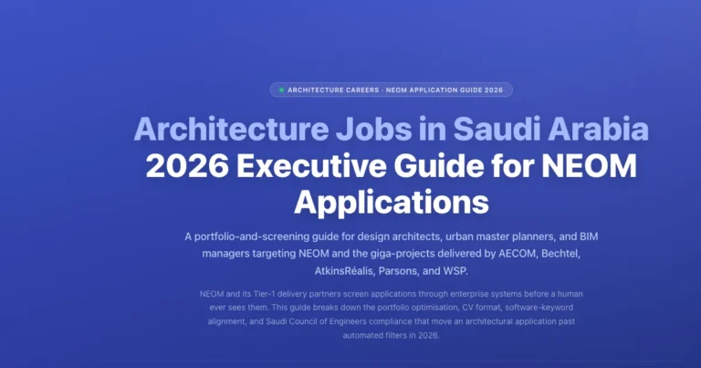 Architecture Jobs in Saudi Arabia: 2026 Executive Guide for NEOM Applications featured image