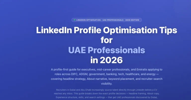 LinkedIn Profile Tips for UAE Professionals 2026 | Labeeb featured image