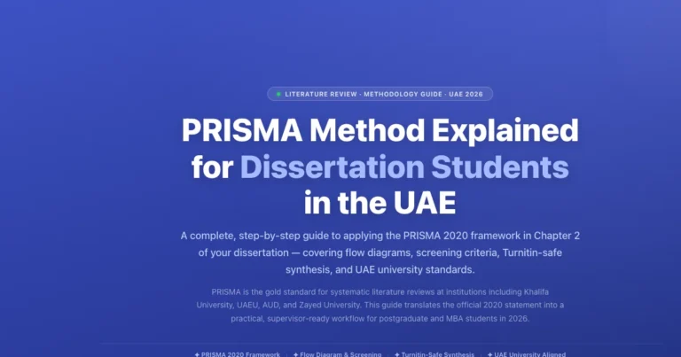 PRISMA Method Explained for Dissertation Students featured image