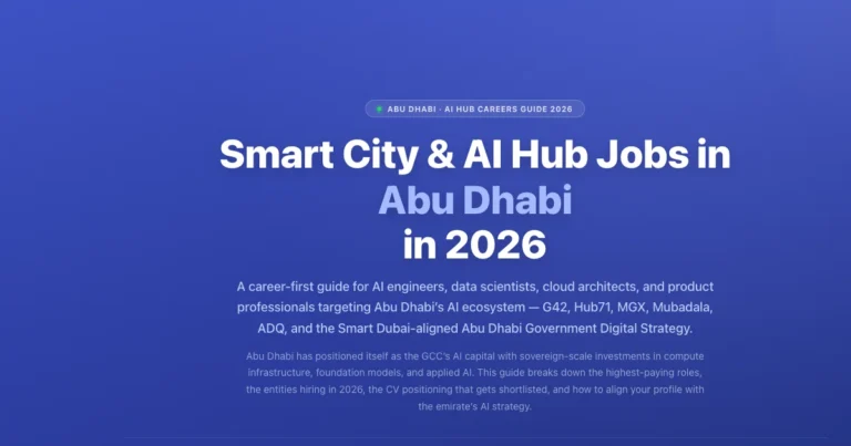 Smart City & AI Hub Jobs in Abu Dhabi 2026 | Labeeb featured image