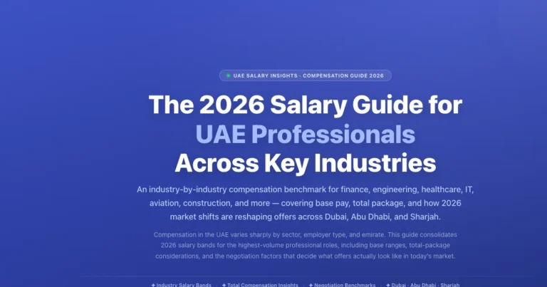 2026 UAE Salary Guide: Finance, IT, Healthcare & More | Labeeb.ae featured image