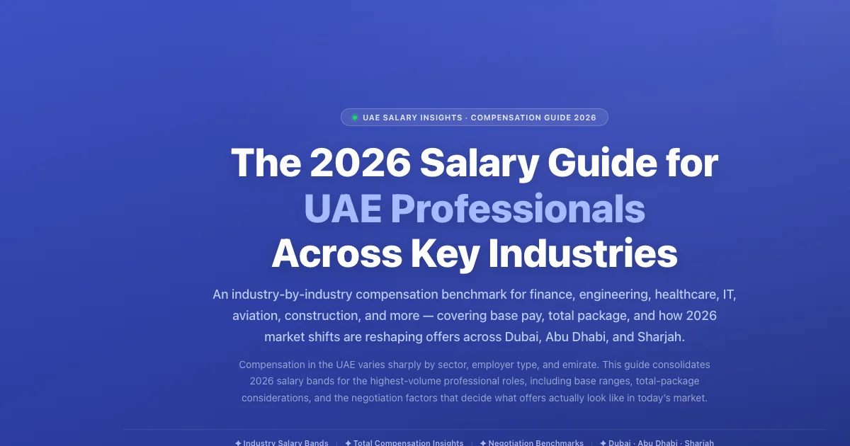 2026 UAE Salary Guide: Finance, IT, Healthcare | Labeeb