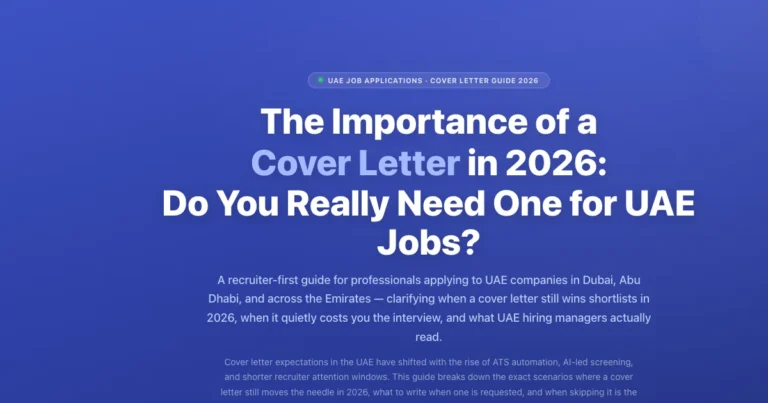 The Importance of a Cover Letter in 2026: Do You Really Need One? featured image