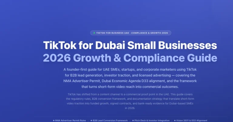 TikTok for Small Businesses in Dubai: Turning Views into Sales featured image