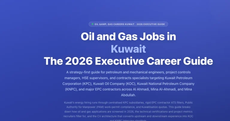 How to Land Oil and Gas Jobs in Kuwait: 2026 Executive Career Guide featured image