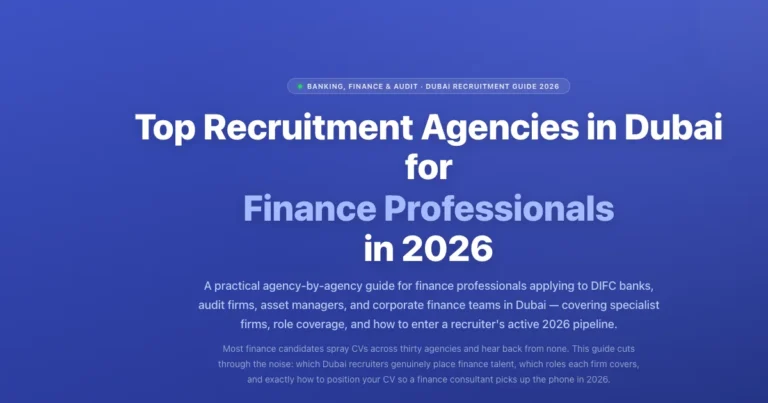 Top Recruitment Agencies in Dubai for Finance | 2026 featured image