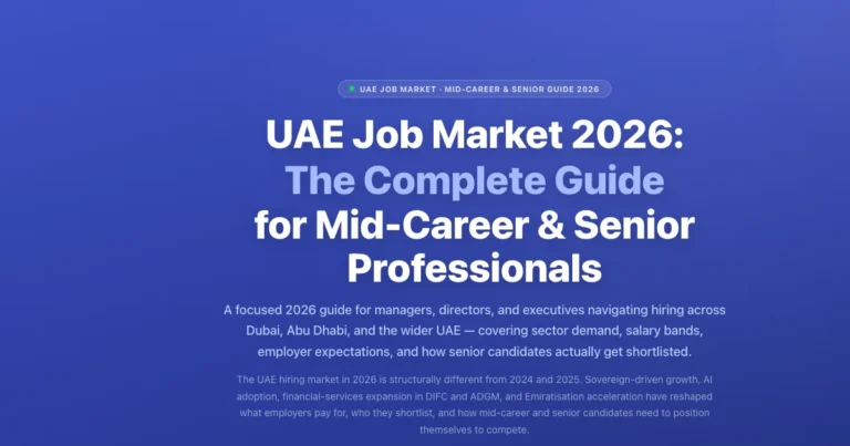 UAE Job Market 2026: Mid-Career & Senior Guide | Labeeb.ae featured image