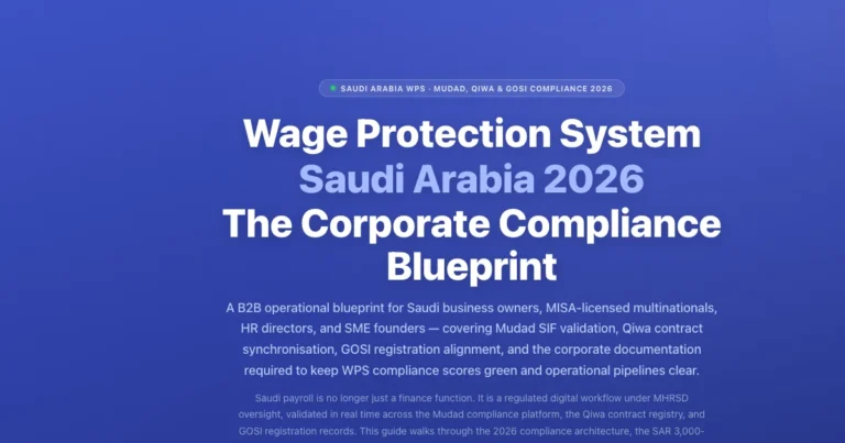 Understanding the Wage Protection System in Saudi Arabia 2026 featured image