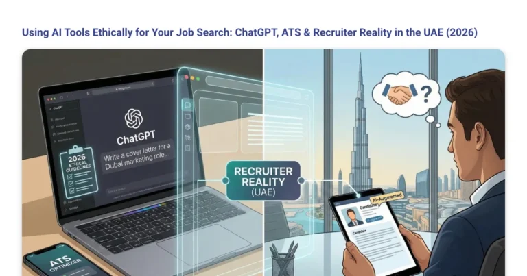 Using AI Tools Ethically for Your Job Search: ChatGPT, ATS & Recruiter Reality in the UAE (2026) featured image