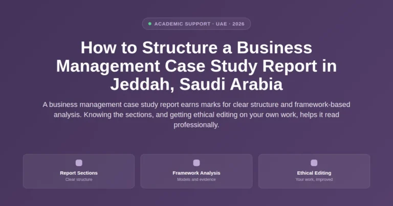 Case study report writing for business management in Jeddah, Saudi Arabia featured image