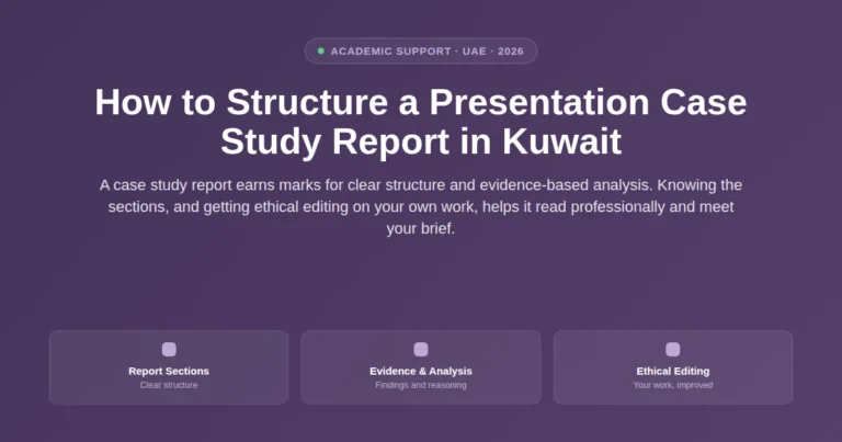 How to structure a presentation case study report in Kuwait featured image