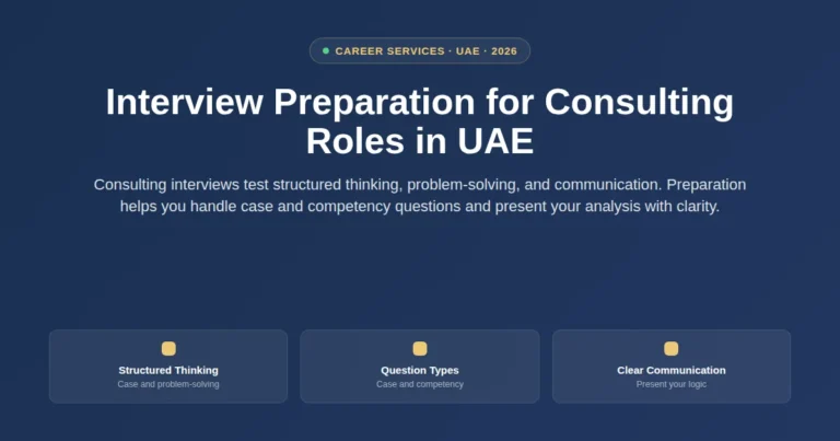 Interview preparation for consulting roles in UAE featured image
