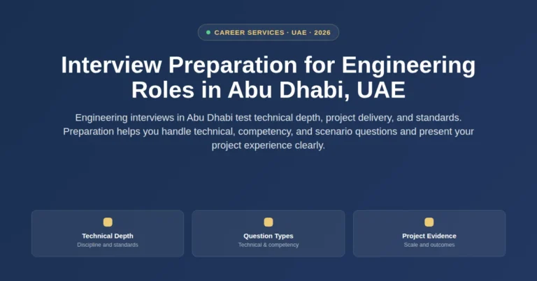 Interview preparation for engineering roles in Abu Dhabi, UAE featured image