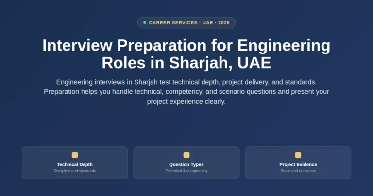 Interview preparation for engineering roles in Sharjah, UAE featured image