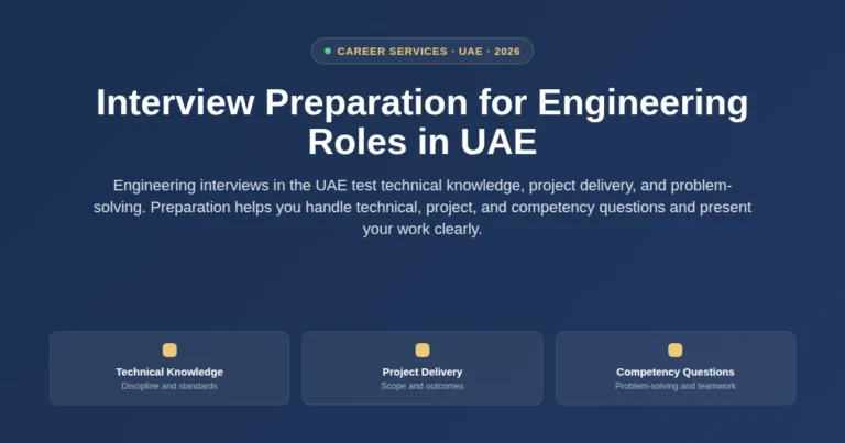 Interview preparation for engineering roles in UAE featured image