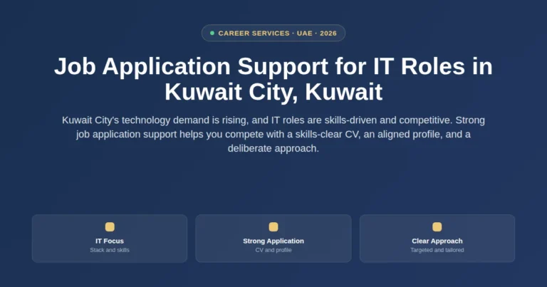 Job application support for IT roles in Kuwait City, Kuwait featured image