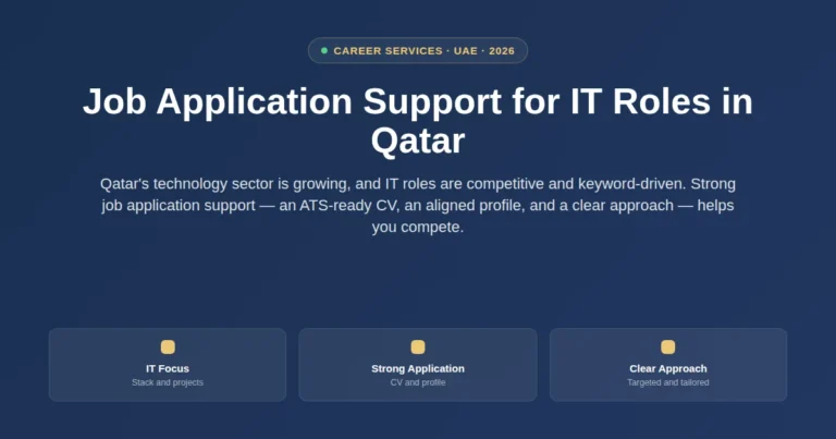 Job application support for IT roles in Qatar featured image