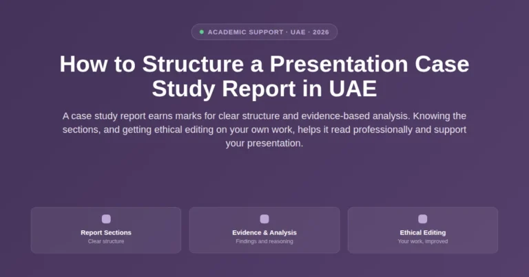 How to structure a presentation case study report in UAE featured image