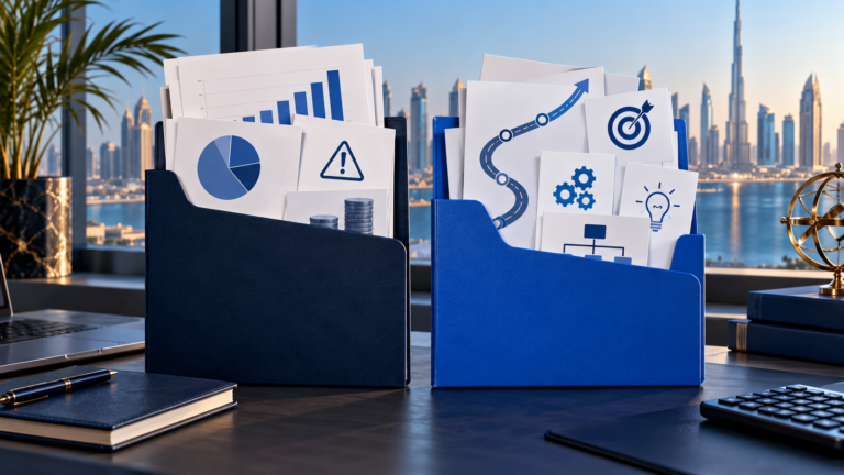 Feasibility Study vs Business Plan: UAE & GCC Guide 2026 featured image