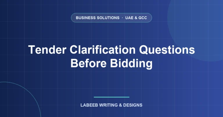 Tender Clarification Questions: What to Ask Before Writing Your Bid featured image